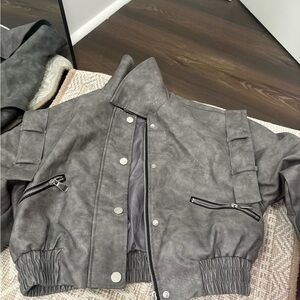 Fashion Nova Gray Jacket